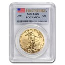 2014 1 oz American Gold Eagle MS-70 PCGS (FirstStrike®)