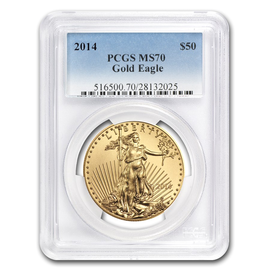 2014 1 oz American Gold Eagle MS-70 PCGS