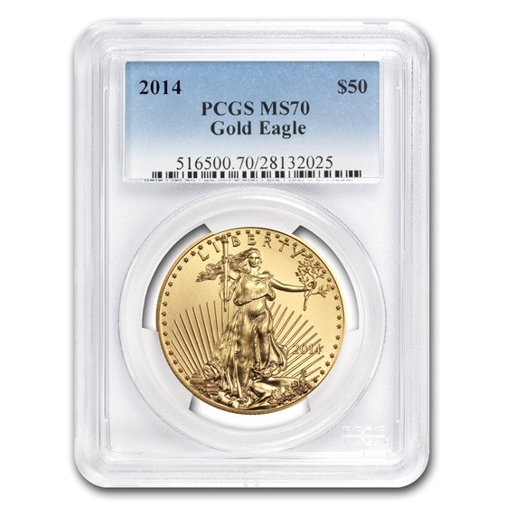 2014 1 oz American Gold Eagle MS-70 PCGS 2014 1 oz American Gold Eagle MS-70 PCGS