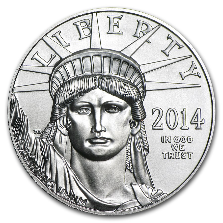 2014 1 oz American Platinum Eagle BU