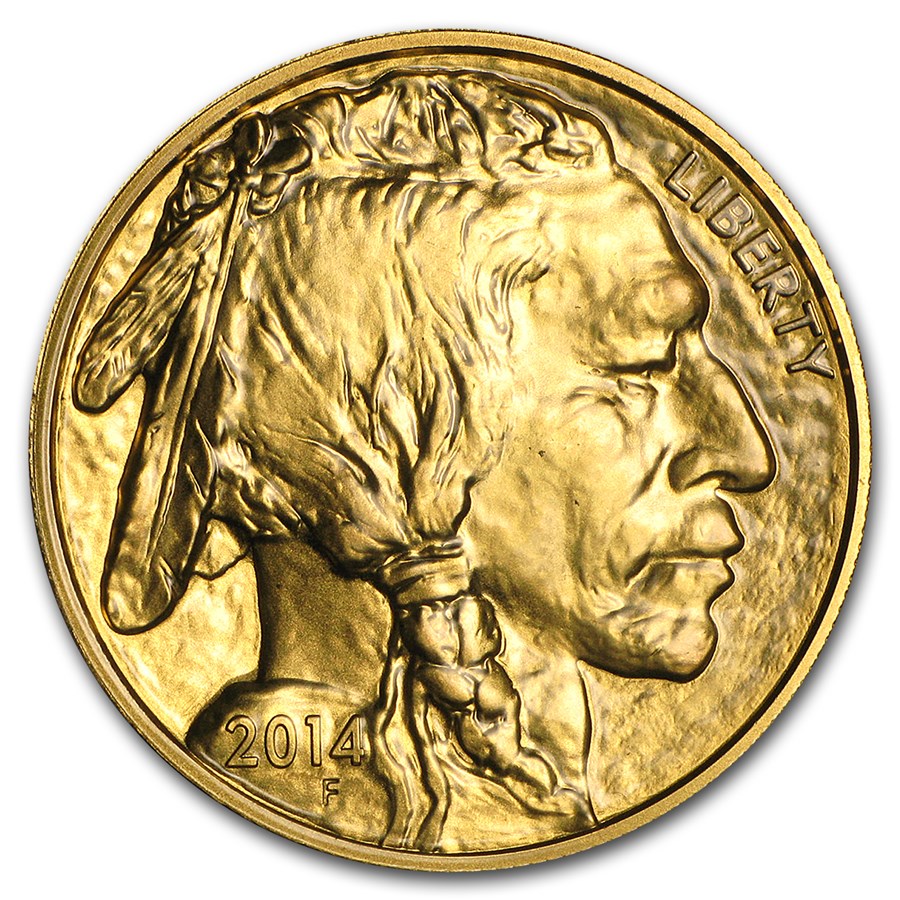 2014 1 oz Gold Buffalo BU