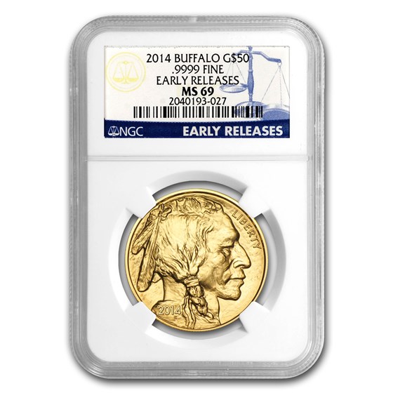2014 1 oz Gold Buffalo MS-69 NGC (Early Releases) 2014 1 oz Gold Buffalo MS-69 NGC (Early Releases)