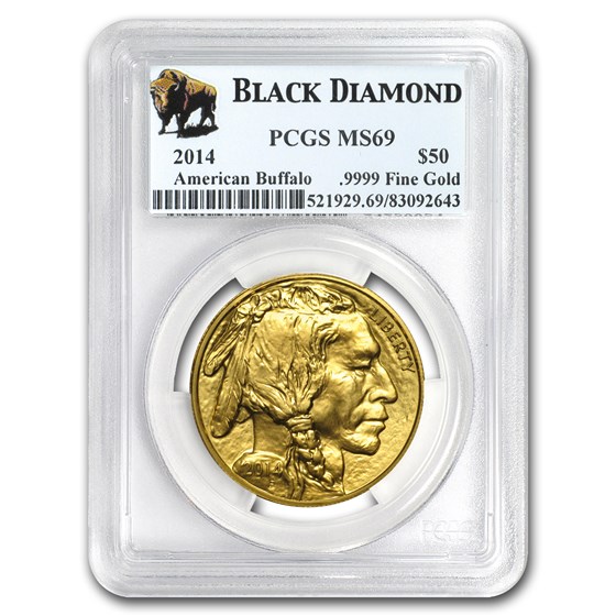 2014 1 oz Gold Buffalo MS-69 PCGS (Black Diamond) 2014 1 oz Gold Buffalo MS-69 PCGS (Black Diamond)