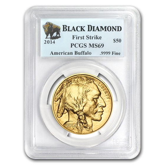 2014 1 oz Gold Buffalo MS-69 PCGS (FS, Black Diamond) 2014 1 oz Gold Buffalo MS-69 PCGS (FS, Black Diamond)