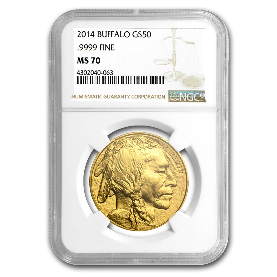 Buy 2014 1 oz Gold Buffalo MS-70 NGC | APMEX