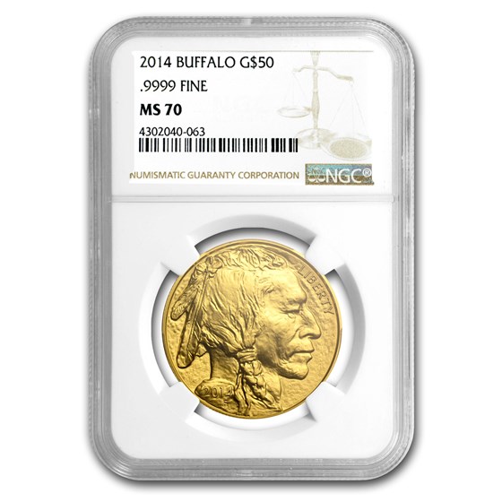 2014 1 oz Gold Buffalo MS-70 NGC 2014 1 oz Gold Buffalo MS-70 NGC
