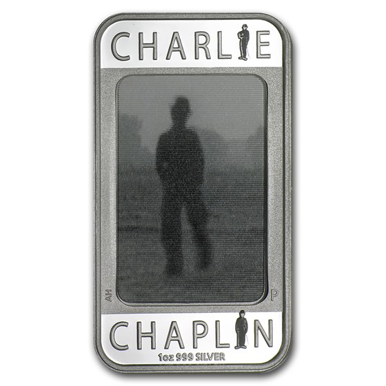 2014 1 oz Silver Charlie Chaplin 100 Years of Laughter Rect Coin 2014 1 oz Silver Charlie Chaplin 100 Years of Laughter Rect Coin