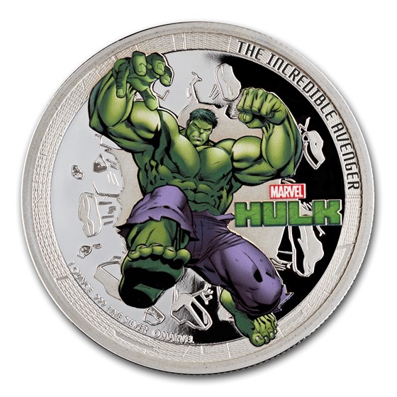 2014 1 oz Silver Niue Avenger Hulk 2014 1 oz Silver Niue Avenger Hulk