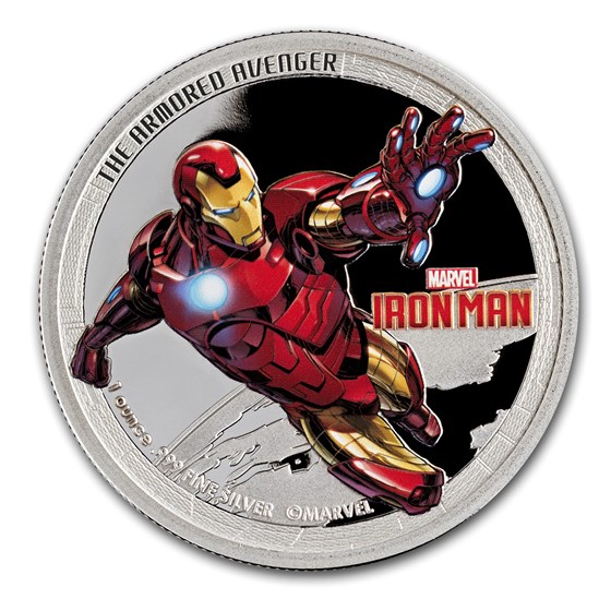 2014 1 oz Silver Niue Avenger Iron Man 2014 1 oz Silver Niue Avenger Iron Man
