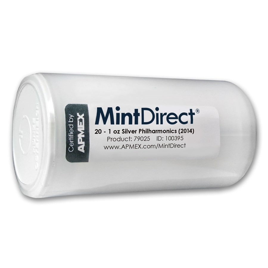 2014 1 oz Silver Philharmonics (20-Coin MintDirect® Tube)