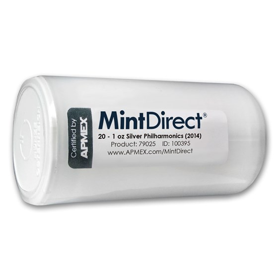 2014 1 oz Silver Philharmonics (20-Coin MintDirect® Tube) 2014 1 oz Silver Philharmonics (20-Coin MintDirect® Tube)