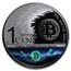 2014 1 oz Silver Sol Noctis Binary Eagle Proof