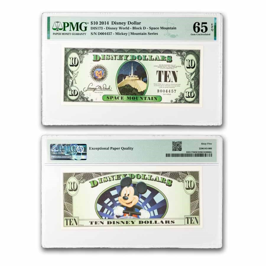 2014 $10.00 (D) Space Mountain CU-65 EPQ (DIS#173)