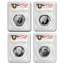 2014 4-Coin 50th Anniv Kennedy 1/2 Dollar Set MS/PF-70 PCGS (FS)