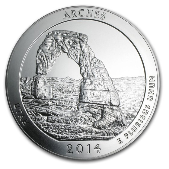 2014 5 oz Silver ATB Arches National Park, UT 2014 5 oz Silver ATB Arches National Park, UT