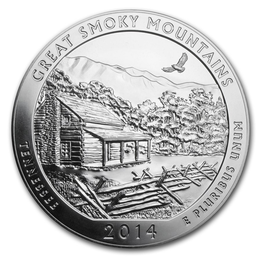 2014 5 oz Silver ATB Great Smoky Mountains National Park, TN