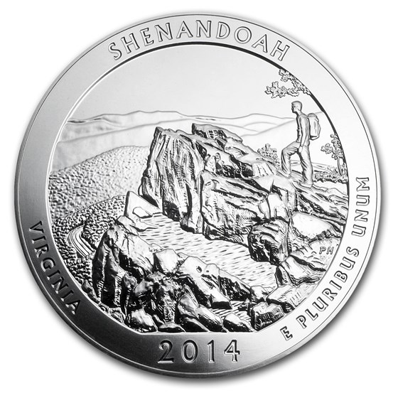 2014 5 oz Silver ATB Shenandoah National Park, VA 2014 5 oz Silver ATB Shenandoah National Park, VA