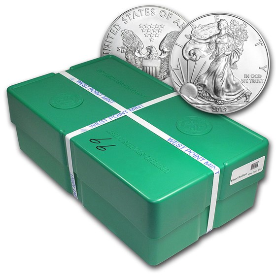 2014 500-Coin Silver Eagle Monster Box (WP Mint, Sealed)