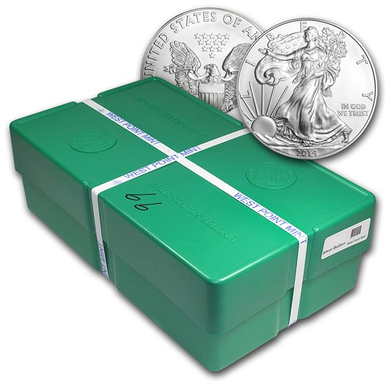 2014 500-Coin Silver Eagle Monster Box (WP Mint, Sealed) 2014 500-Coin Silver Eagle Monster Box (WP Mint, Sealed)