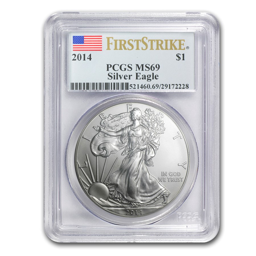 2014 American Silver Eagle MS-69 PCGS (FirstStrike®)