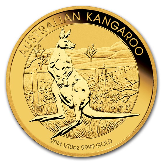 2014 Australia 1/10 oz Gold Kangaroo BU 2014 Australia 1/10 oz Gold Kangaroo BU