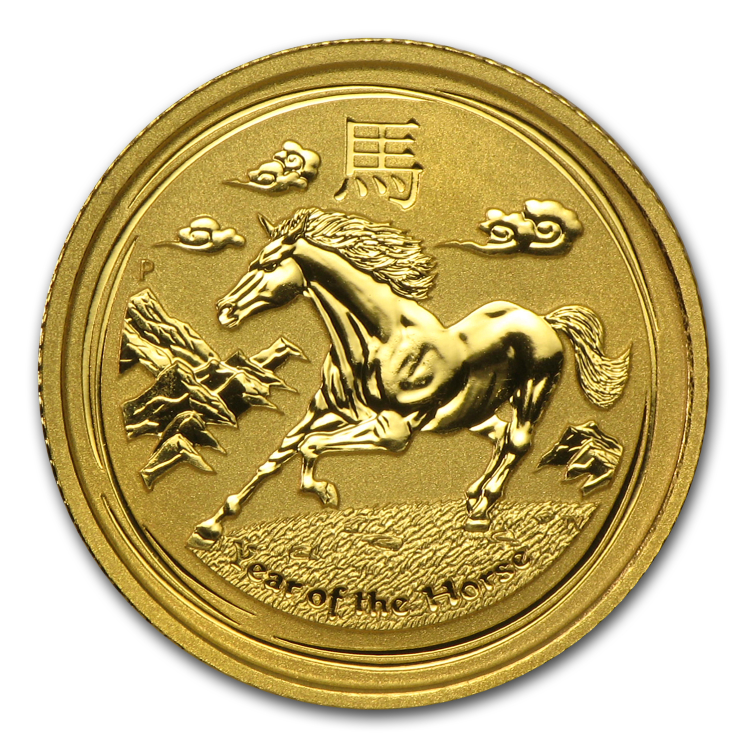 Buy 2014 Australia 1/10 oz Gold Lunar Horse BU (Series II