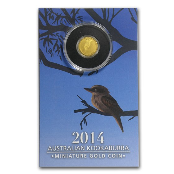 2014 Australia 1/2 Gram Gold Mini Kookaburra BU 2014 Australia 1/2 Gram Gold Mini Kookaburra BU