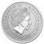 2014 Australia 1/2 oz Silver Great White Shark BU
