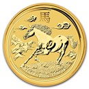 2014 Australia 1/4 oz Gold Lunar Horse BU (Series II)