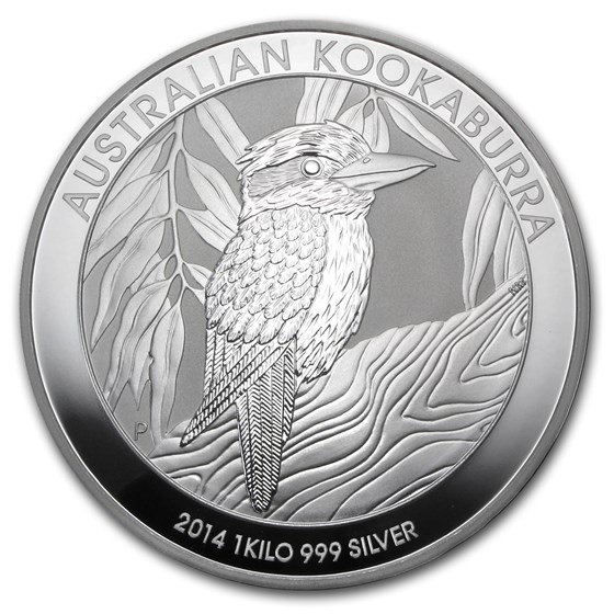 2014 Australia 1 kilo Silver Kookaburra BU