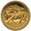 2014 Australia 1 oz Gold Lunar Horse Prf (SII, UHR, Box & COA)