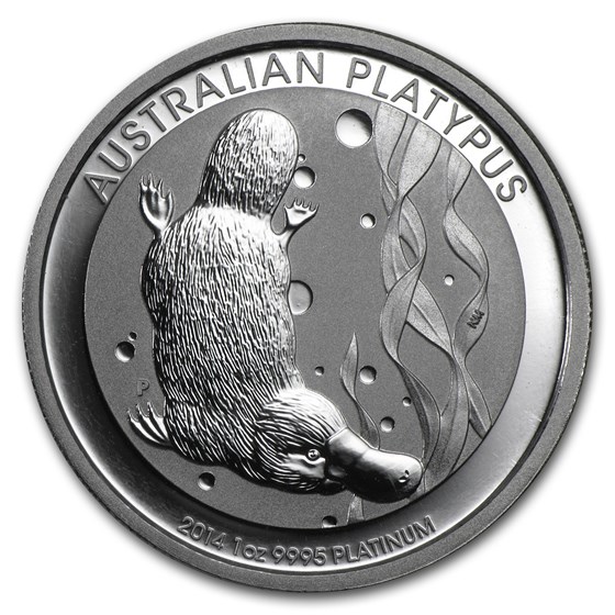 2014 Australia 1 oz Platinum Platypus BU
