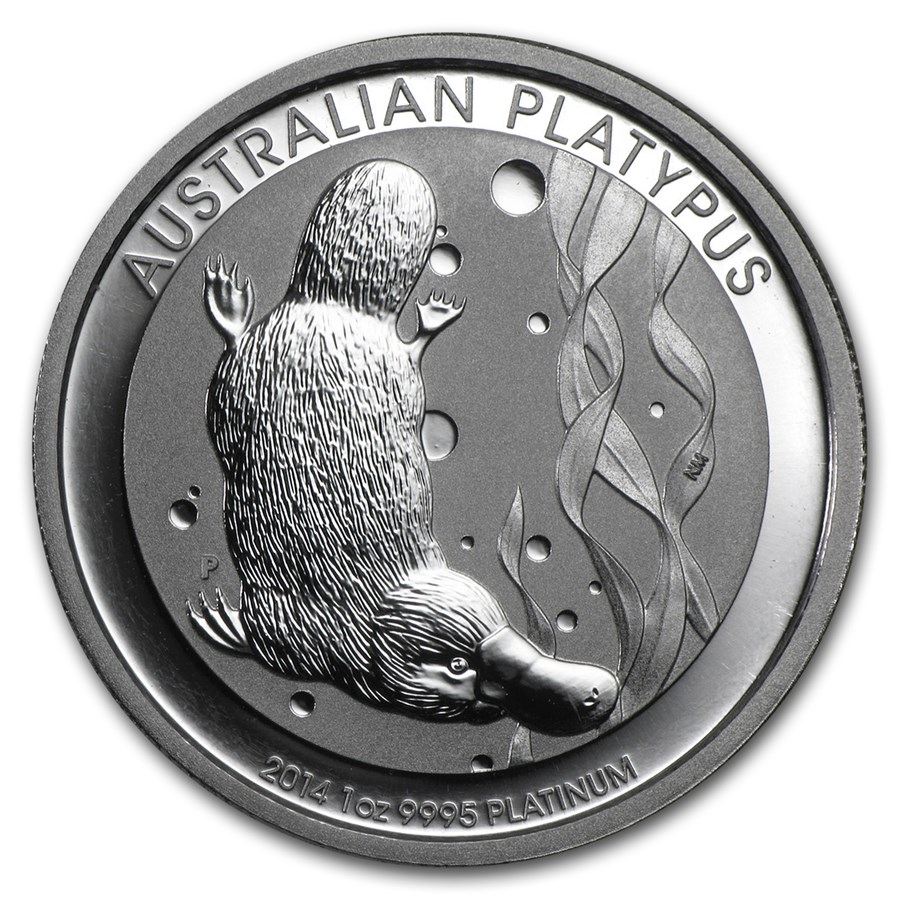 2014 Australia 1 oz Platinum Platypus BU