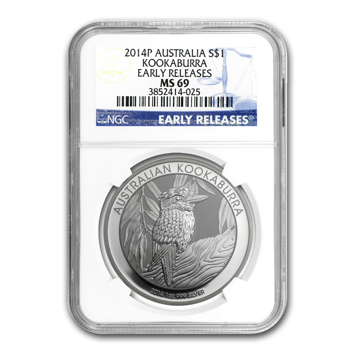 Buy 2014 Australia 1 oz Silver Kookaburra MS-69 NGC (ER) | APMEX