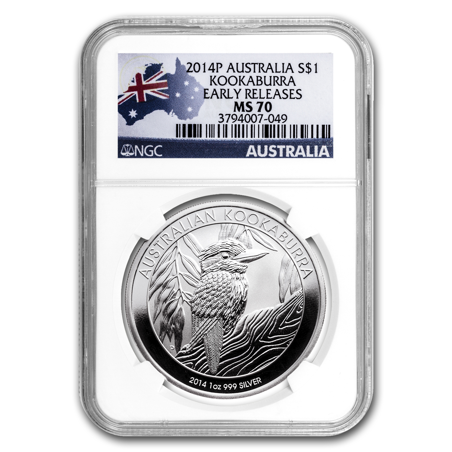 Buy 2014 Australia 1 oz Silver Kookaburra MS-70 NGC (ER) | APMEX