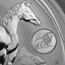 2014 Australia 1 oz Silver Lunar Horse BU (SII, Lion Privy)