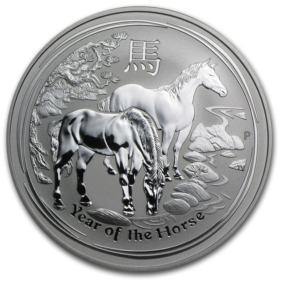 Canada 2014 $15 Year of the Horse 1 oz 99.99% Pure Silver Proof Coin 