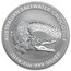 2014 Australia 1 oz Silver Saltwater Crocodile (Abrasions)