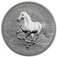 2014 Australia 1 oz Silver Stock Horse BU
