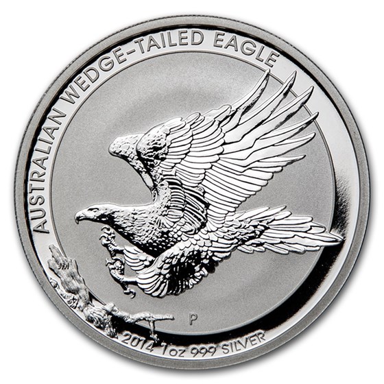 2014 Australia 1 oz Silver Wedge Tailed Eagle BU