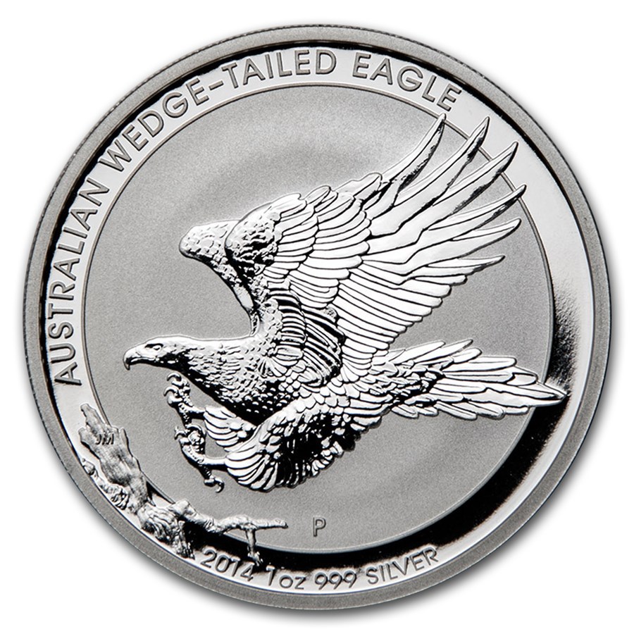 2014 Australia 1 oz Silver Wedge Tailed Eagle BU