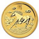 2014 Australia 10 oz Gold Lunar Horse BU (Series II)