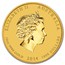 2014 Australia 10 oz Gold Lunar Horse BU (Series II)