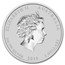 2014 Australia 2 oz Silver Lunar Horse BU (Colorized)