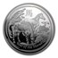2014 Australia 5 oz Silver Lunar Horse PF-70 NGC (SII)