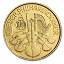 2014 Austria 1/25 oz Gold Philharmonic BU