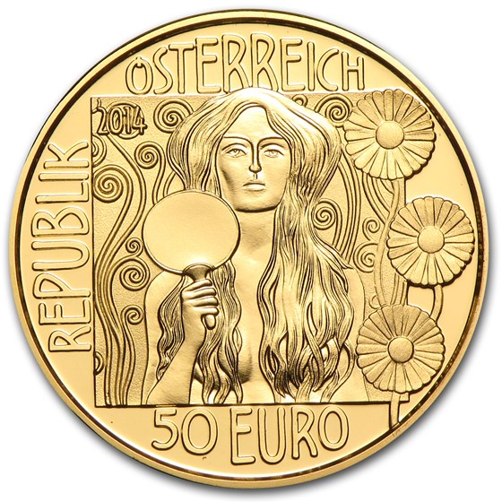 2014 Austria Gold Proof €50 Klimt Series (Judith II) 2014 Austria Gold Proof €50 Klimt Series (Judith II)