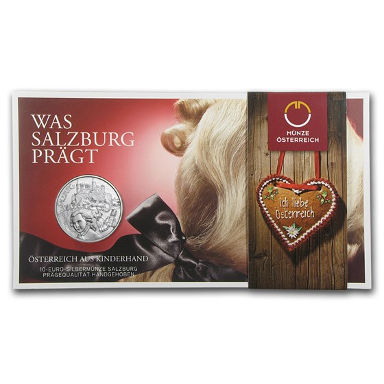 2014 Austria Silver €10 Piece by Piece BU (Salzburg) 2014 Austria Silver €10 Piece by Piece BU (Salzburg)