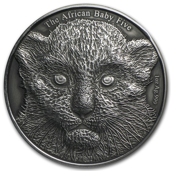 2014 Burundi 1 oz Silver Baby Leopard 2014 Burundi 1 oz Silver Baby Leopard