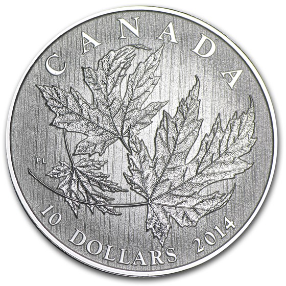 2014 Canada 1/2 oz Silver $10 Maple Leaf 2014 Canada 1/2 oz Silver $10 Maple Leaf